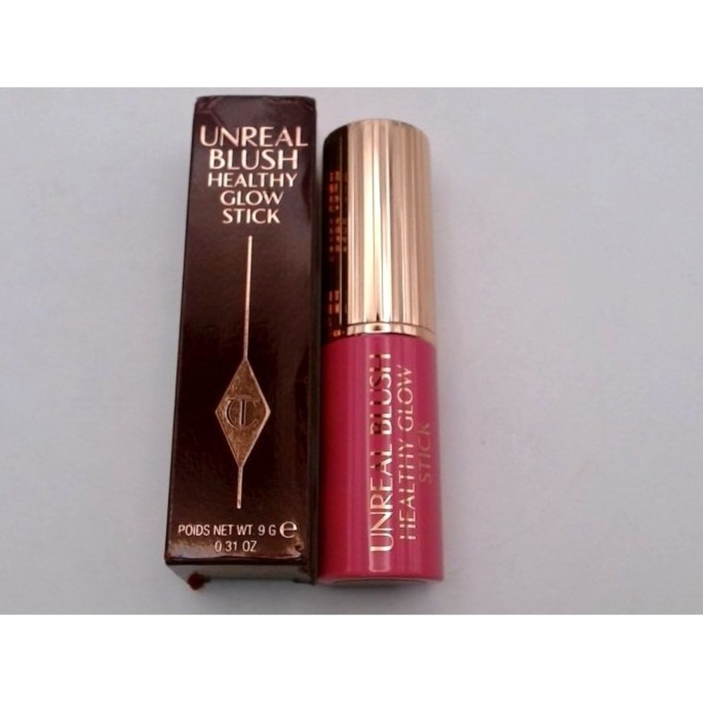 Charlotte Tilbury - Unreal Lip + Cheek Glow Blush Stick. Pinky Glow, BNIB
